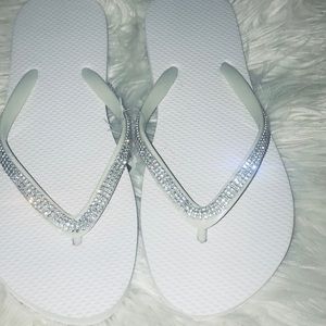 New! White Sandals.